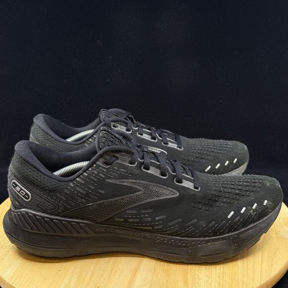 Brooks Glycerin GTS 20 Men's Size 13 Running Shoes Black Sneakers 1103831D020 - Picture 5 of 11